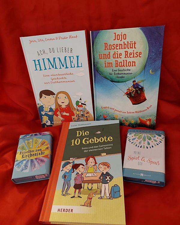 Religiöse Kinderbücher zur Kommunion